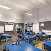 Une solution d’éclairage globale qui favorise l’apprentissage dans une école primaire
